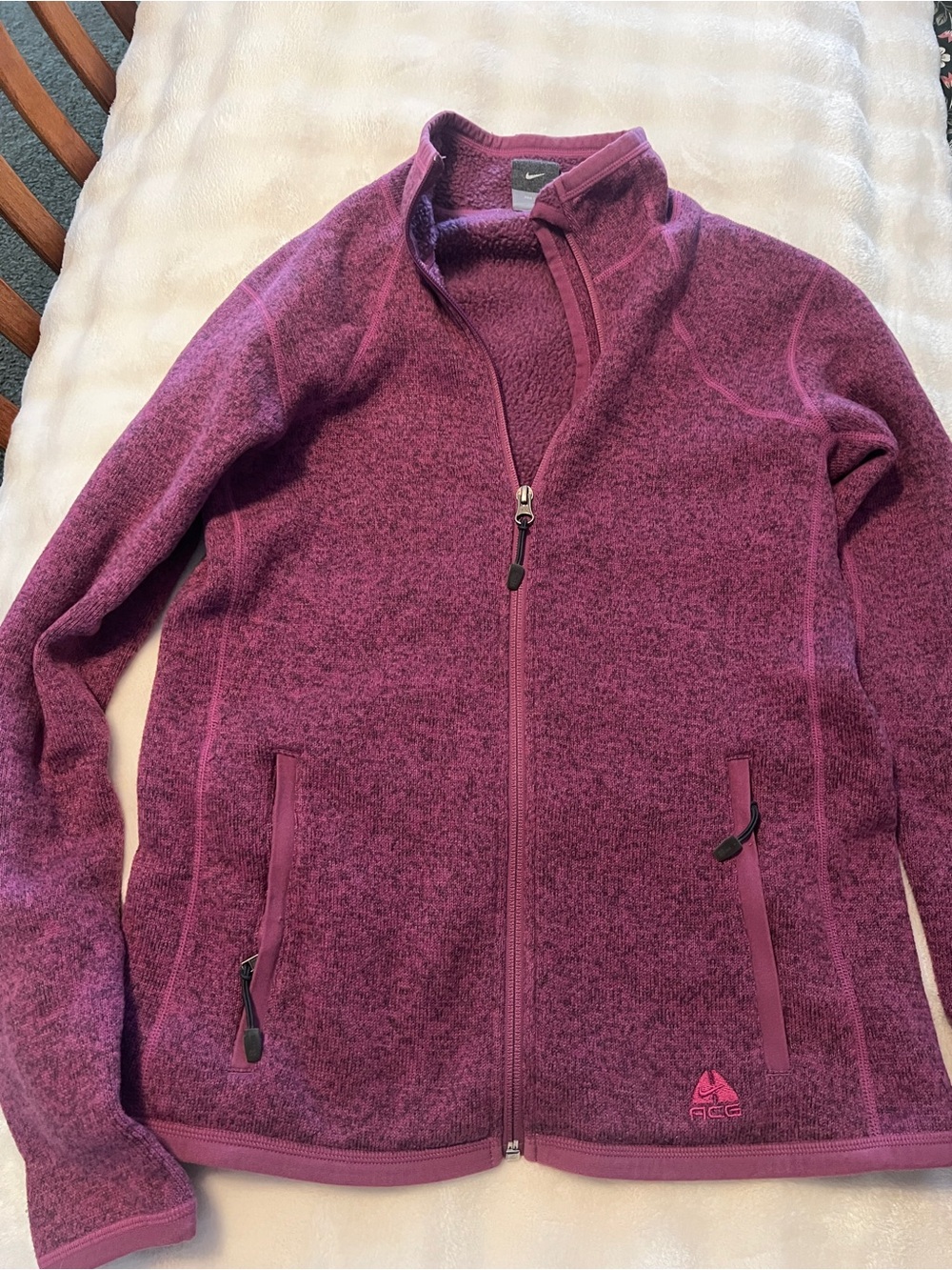 Nike fleece zip up jacket
